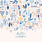 🌿🍂 #illustration #markmaking #pattern #watercolour #nature #autumn #art | beauty, art 그리고 inspiration