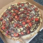 @marangelies_olivenciastrawberries, pie, dessert, yummy, delicious, sweet, food | strawberries, banana 그리고 pie