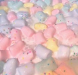 marshmallow | pink, food 그리고 blue