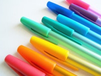 colorful, pens 그리고 colorful pens We Heart It의 이미지