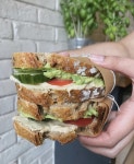 healthy, salad 그리고 sandwich We Heart It의 이미지