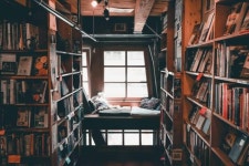 Book Nook | aesthetic, home 그리고 book