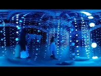 4k VR 360 - Hopscotch: Light & Sound Interactive Art Exhibit - Light Rainshower | 360, vr 그리고 hopscotch