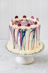 paint splatter cake | food, cake 그리고 sweets