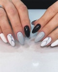 Sparkly Almond Nail Design | cute, nails 그리고 acrylic nails