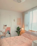 pls dont del captions | pink, bedroom 그리고 interior