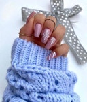 Pretty in pink for Christmas 💗❄️@s.j.nailss | fashion, pretty 그리고 accessories