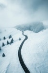 Windy winter roads | winter, landscape 그리고 road
