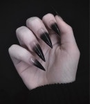 nails, gothic 그리고 acrylics We Heart It의 이미지