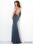 Jovani 5773 - Gray Fitted Jersey Evening Gowns, Prom Dresses 2013 - RissyRoos.com | dress, dresses 그리고 gray