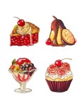 Desserts | art, food 그리고 drawing