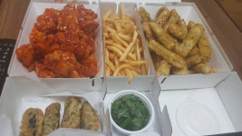 와이고수 - 오늘 야식 깻잎 두마리치킨 오늘 야식 깻잎 두마리치킨