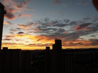 와이고수 - 동풍 불때 집앞 노을과 풍경 동풍 불때 집앞 노을과 풍경