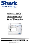 SHARK EURO-PRO 384 INSTRUCTION MANUAL Pdf Download | ManualsLib SHARK EURO-PRO 384 INSTRUCTION MANUAL Pdf Download