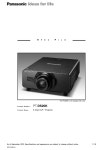 PANASONIC PT-DS20KU SPECIFICATION Pdf Download | ManualsLib
