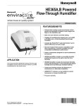 HONEYWELL ENVIRACARE ELITE HE365A MANUAL Pdf Download | ManualsLib