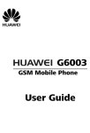 HUAWEI G6003 USER MANUAL Pdf Download | ManualsLib HUAWEI G6003 USER MANUAL Pdf Download