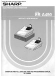 SHARP ER-A490 INSTRUCTION MANUAL Pdf Download | ManualsLib SHARP ER-A490 INSTRUCTION MANUAL Pdf Download