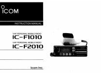 ICOM IC-F1010 INSTRUCTION MANUAL Pdf Download | ManualsLib ICOM IC-F1010 INSTRUCTION MANUAL Pdf Download