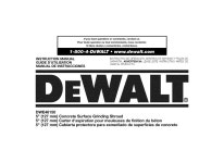 DEWALT DWE46150 INSTRUCTION MANUAL Pdf Download | ManualsLib DEWALT DWE46150 INSTRUCTION MANUAL Pdf Download