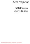 ACER H5360 SERIES USER MANUAL Pdf Download | ManualsLib