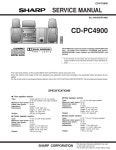 SHARP CD-PC4900 SERVICE MANUAL Pdf Download | ManualsLib SHARP CD-PC4900 SERVICE MANUAL Pdf Download