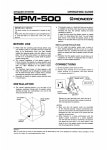PIONEER HPM-500 OPERATING MANUAL Pdf Download | ManualsLib PIONEER HPM-500 OPERATING MANUAL Pdf Download