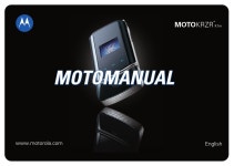 MOTOROLA KRZR K1M OWNERS MANUAL Pdf Download | ManualsLib