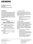 SIEMENS MEM-1 INSTALLATION INSTRUCTIONS Pdf Download | ManualsLib SIEMENS MEM-1 INSTALLATION INSTRUCTIONS Pdf Download