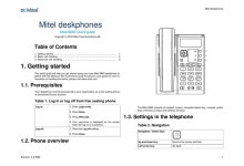 MITEL 6863 TELEPHONE QUICK MANUAL | ManualsLib MITEL 6863 TELEPHONE QUICK MANUAL