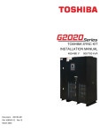 TOSHIBA G2020 SERIES INSTALLATION MANUAL Pdf Download | ManualsLib