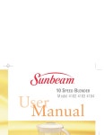 SUNBEAM 4182 USER MANUAL Pdf Download | ManualsLib SUNBEAM 4182 USER MANUAL Pdf Download