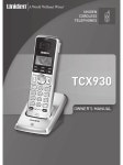 UNIDEN TCX930 OWNERS MANUAL Pdf Download | ManualsLib UNIDEN TCX930 OWNERS MANUAL Pdf Download