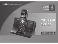UNIDEN TRU9260 SERIES OWNERS MANUAL Pdf Download | ManualsLib UNIDEN TRU9260 SERIES OWNERS MANUAL Pdf Download