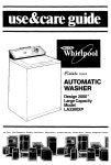 WHIRLPOOL LA3300XP USE & CARE MANUAL Pdf Download | ManualsLib WHIRLPOOL LA3300XP USE & CARE MANUAL Pdf Download