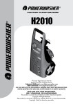 POWERWASHER H2010 MANUAL Pdf Download | ManualsLib POWERWASHER H2010 MANUAL Pdf Download