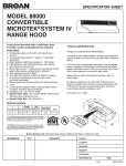 NUTONE 883001 VENTILATION HOOD SPECIFICATION SHEET | ManualsLib NUTONE 883001 VENTILATION HOOD SPECIFICATION SHEET