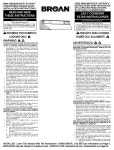 NUTONE 883001 VENTILATION HOOD INSTALLATION INSTRUCTIONS MANUAL | ManualsLib NUTONE 883001 VENTILATION HOOD INSTALLATION... 