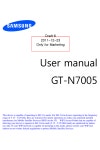 SAMSUNG GT-N7005 USER MANUAL Pdf Download | ManualsLib SAMSUNG GT-N7005 USER MANUAL Pdf Download