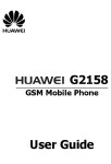 HUAWEI G2158 USER MANUAL Pdf Download | ManualsLib HUAWEI G2158 USER MANUAL Pdf Download