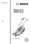 BOSCH ROTAK 37 LI ORIGINAL INSTRUCTIONS MANUAL Pdf Download | ManualsLib BOSCH ROTAK 37 LI ORIGINAL INSTRUCTIONS MANUAL Pdf Download