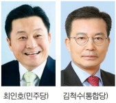 최인호 하단 당리, 김척수 괴정 강세 : 국제신문 최인호 하단 당리, 김척수 괴정 강세