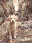 Puppy with small people in stone | Deep Dream Generator Puppy with small people in stone