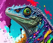 Third eye Lizard | Deep Dream Generator Third eye Lizard