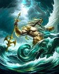 Poseidon is the lord of the seas. | Deep Dream Generator Poseidon is the lord of the seas. 