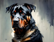 Rottweiler | Deep Dream Generator Rottweiler