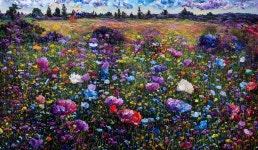flower field | Deep Dream Generator flower field