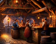 The Heartwood Tavern | Deep Dream Generator