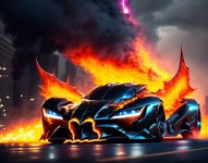 Phoenix Batmobile | Deep Dream Generator Phoenix Batmobile