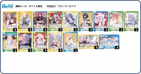 [덱 소개] 블루 아카이브 편 - 리버스포유 마이너 갤러리